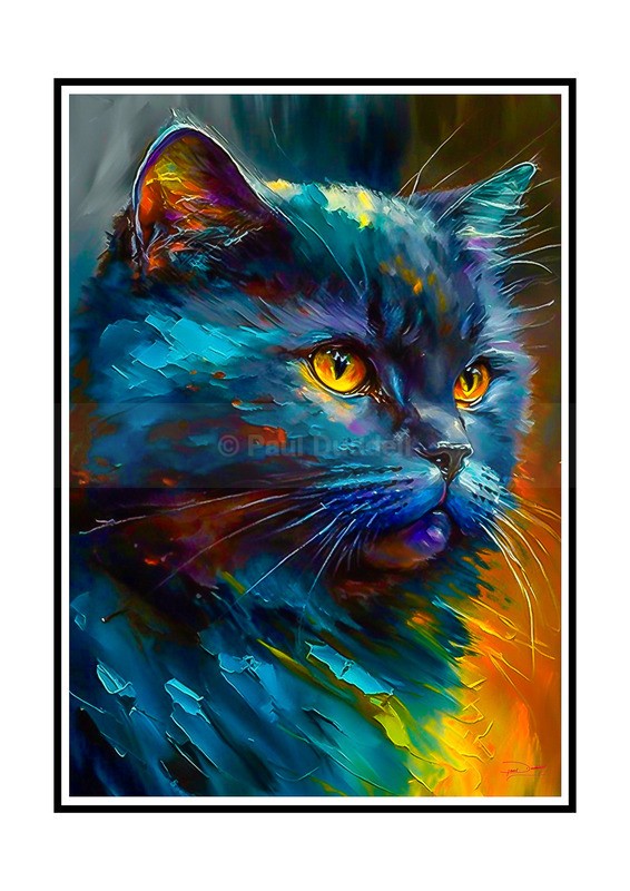 Pulses with Emotion, Cats & Dogs Oil Paintings by Paul Duddell, Whispers & Strokes - Artist, Painter, and Photographer