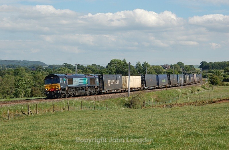21.6.10 - 66417 4S44 Daventry - Mossend, Barrow Mill - West Coast Main Line (north to south)
