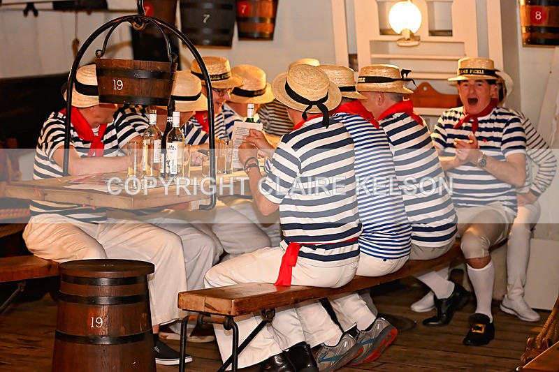 HMS PICKLE-161 - PICKLE NIGHT HMS WARRIOR 1860