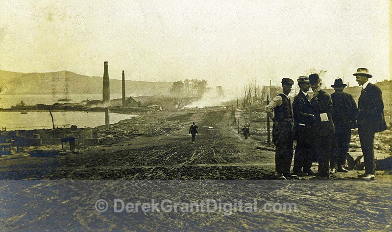Morning After Great Campbellton Fire New Brunswick Canada 07/11/1910