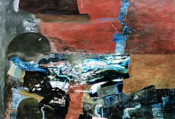 'Flight Landward.' - David Pettigrew D.A. Paintings 1970 - 2025.