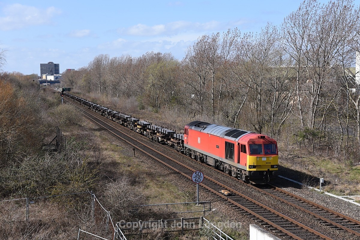 JL - 22.3.23 60044 6N31 Scunthorpe - Lackenby, Cargo Fleet - Teesside (west to east)