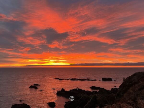 Winter Sunrise. - Old Portlethen Village photographs.
