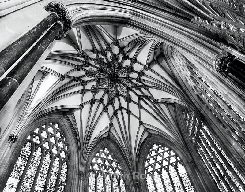Wells Cathedral Ceiling - Images from England