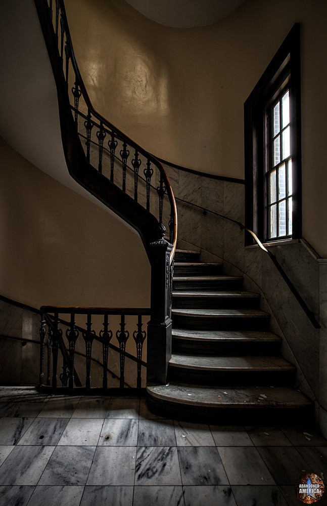 Administration Staircase | Allentown State Hospital - Allentown State Hospital