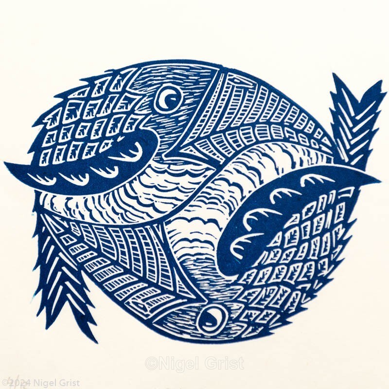  - Linocut