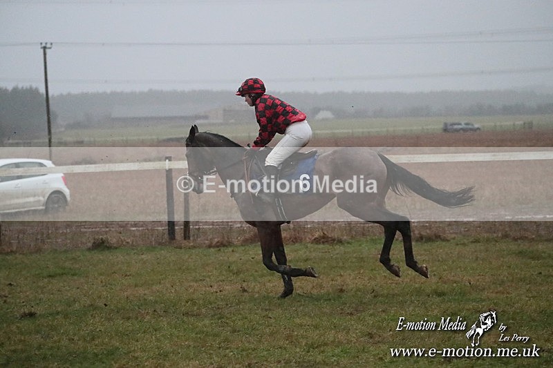 PtP 260125 1223 - Cocklebarrow Point-to-Point racing with the Heythrop Hunt 26/01/25