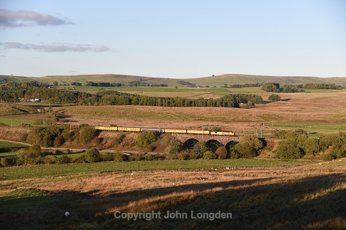 JL - 16.10.21 37116 3Q88 Carnforth - Carlisle, Greenholme - West Coast Main Line (north to south)