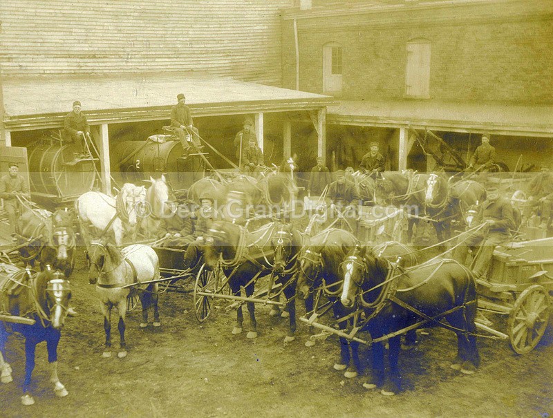 City Workers Public Works Vintage Albumen St. John NB Canada - Historic New Brunswick