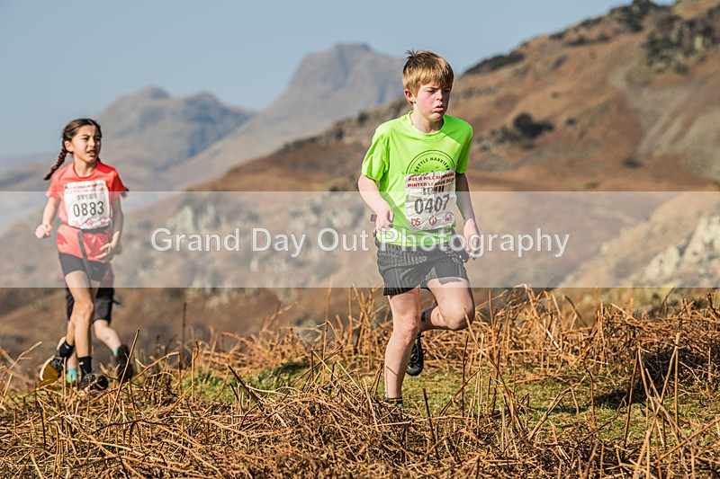Elterwater-146 - Kendal Winter League Elterwater Under 13 Fell Race Sunday 9th March 2025