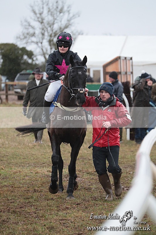 PtP 260125 169 - Cocklebarrow Point-to-Point racing with the Heythrop Hunt 26/01/25
