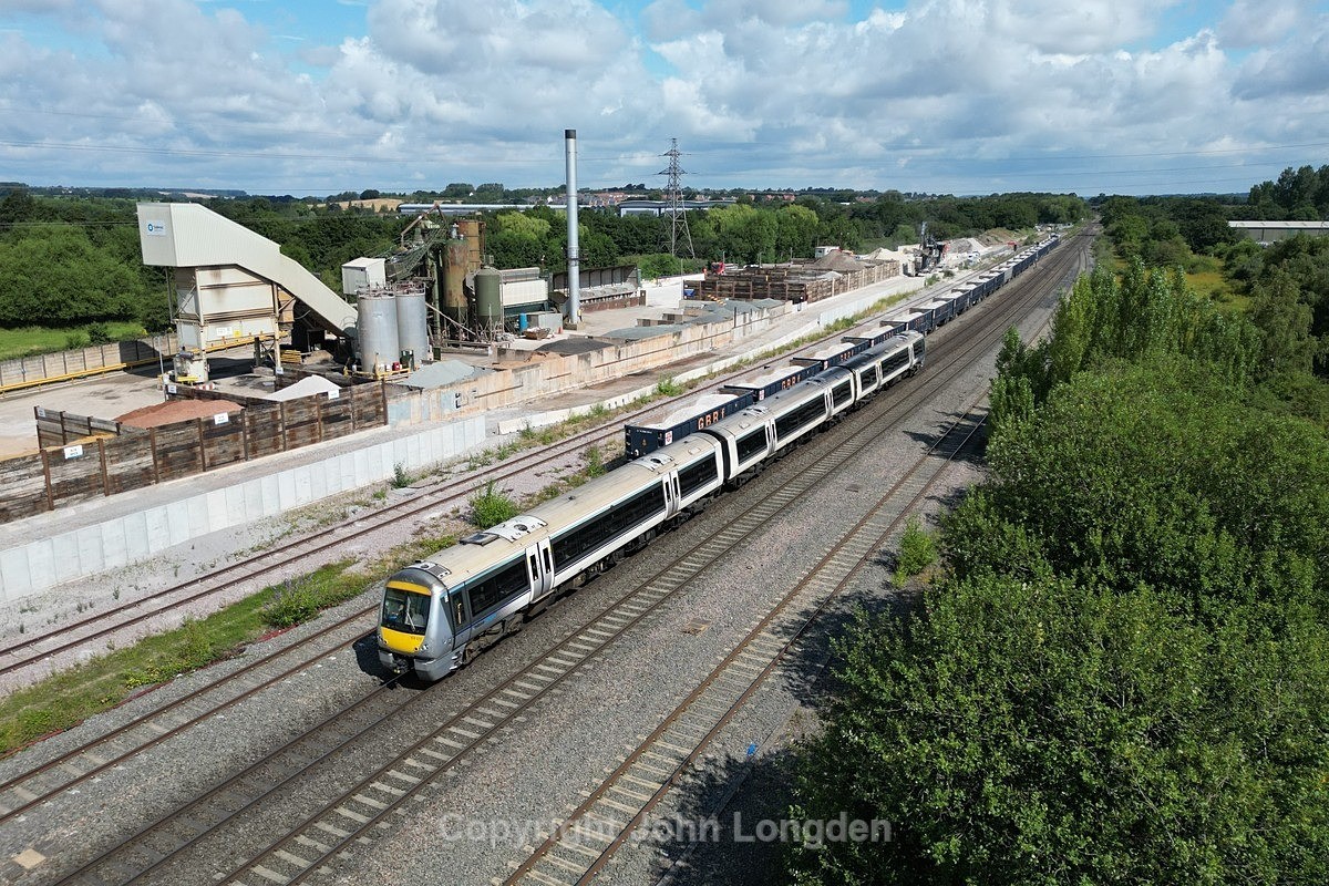 JL - 21.7.23 168109 1G19 09:36 Marylebone - Birmingham SH, Banbury - Chiltern Routes (north to south)