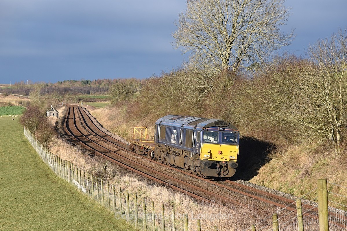 JL - 11.1.24 66430 6K05 Carlisle - Crewe, Staingills Farm - Staingills Farm