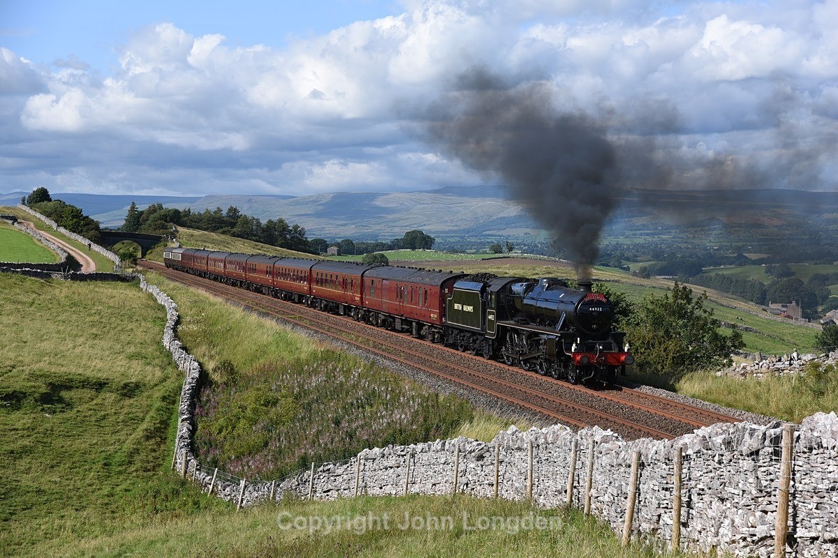 JL - 8.8.23 LMS 'Black 5' 44932 1Z54 Carlisle - Lancaster, Greengates - Greengates