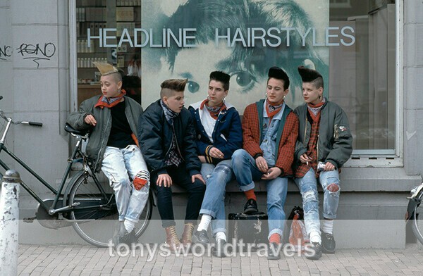 Headline Hairstyles, Amsterdam, Holland 1987 - The Story behind the Photograph