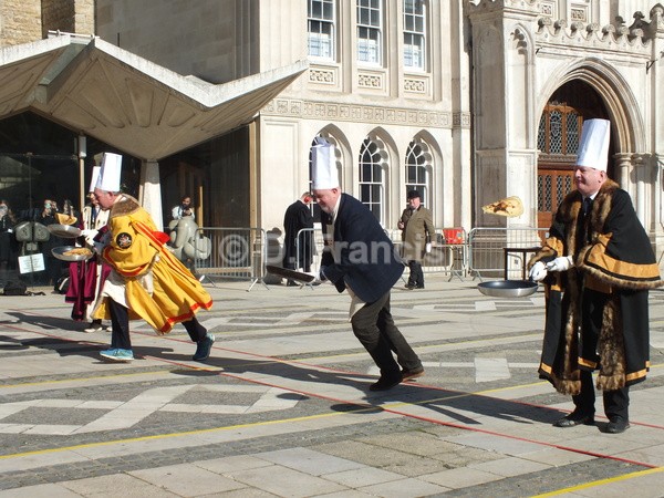 Pancake Tosses - Pancake Day Races, Guildhall, 2025