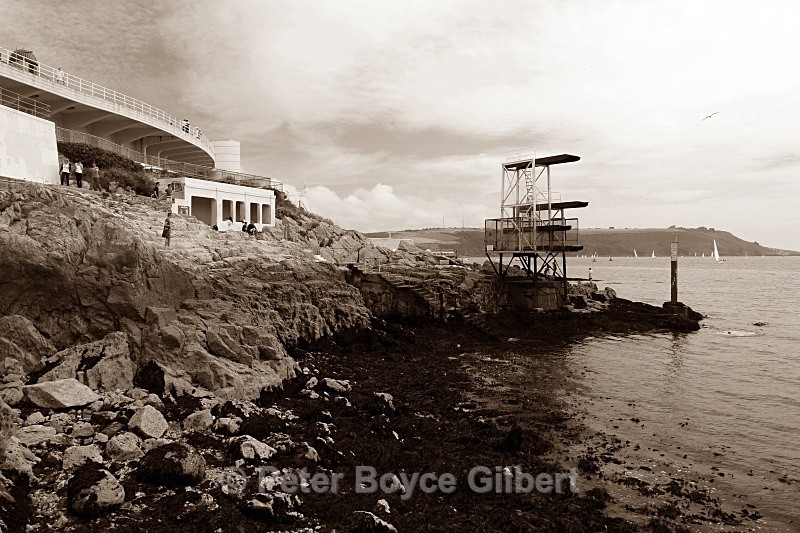 The old diving platform, Plymouth, Devon - The Coast