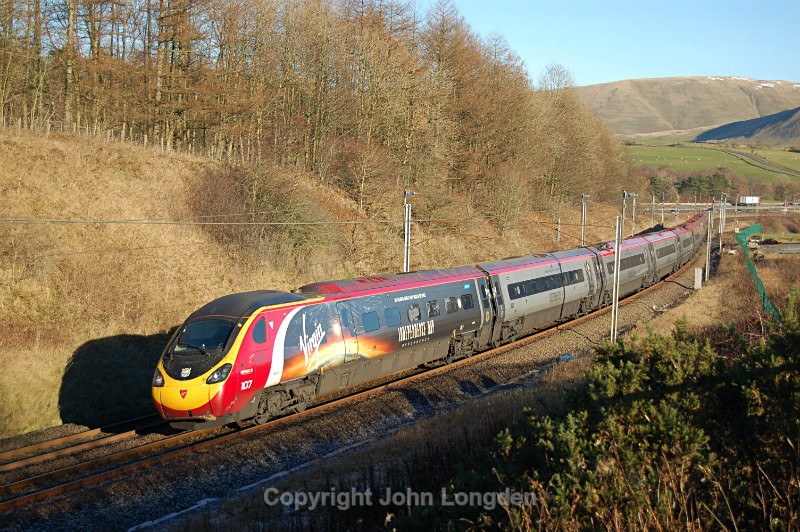 JL - 26.11.16 390107 1S45 0830 Glasgow - Euston, Beckfoot - West Coast Main Line (north to south)