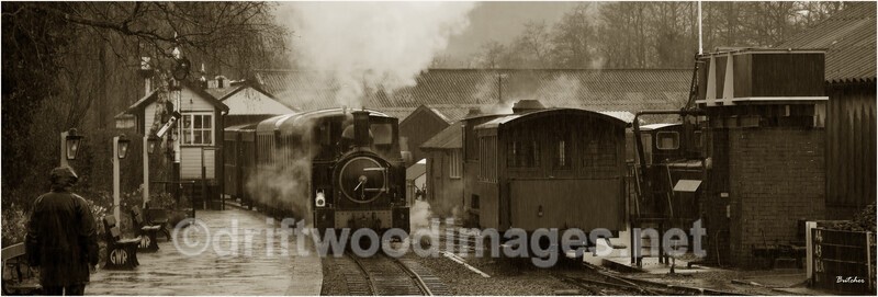 WLLR The Earl arrives in Llanfair with the 1740 service from Welshpool - The Welshpool & Llanfair Light Railway