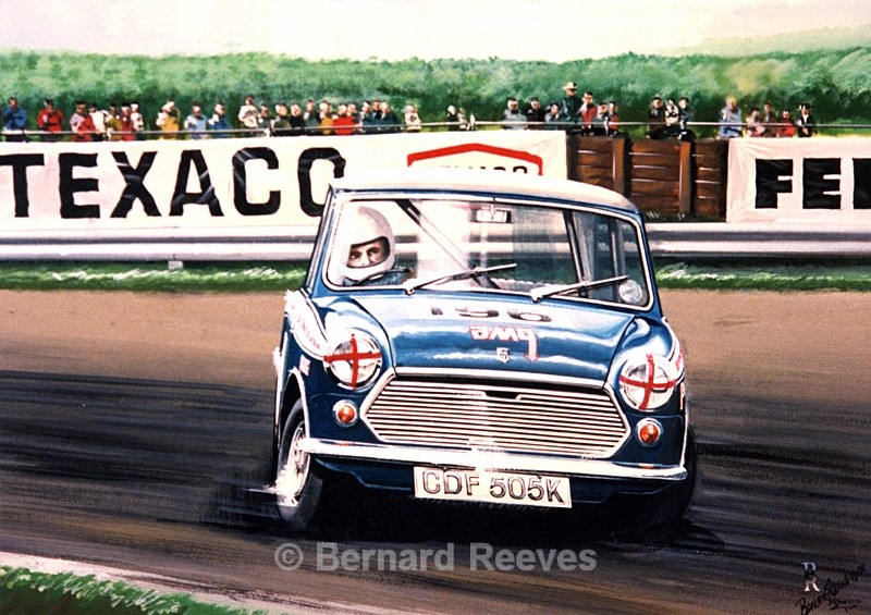 Racing Mini at Brands Hatch - Classic cars