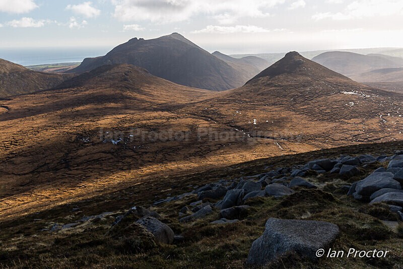 Over the Peat Hags to Doan - Mourne Mountains