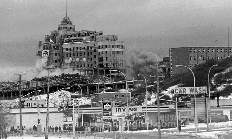 Saint John General Hospital NB Canada Implosion Decisive Moment - Historic New Brunswick