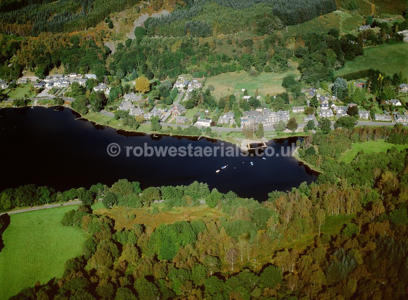 aerial pictures of Scottish rural villages tourist attractions of Scotland