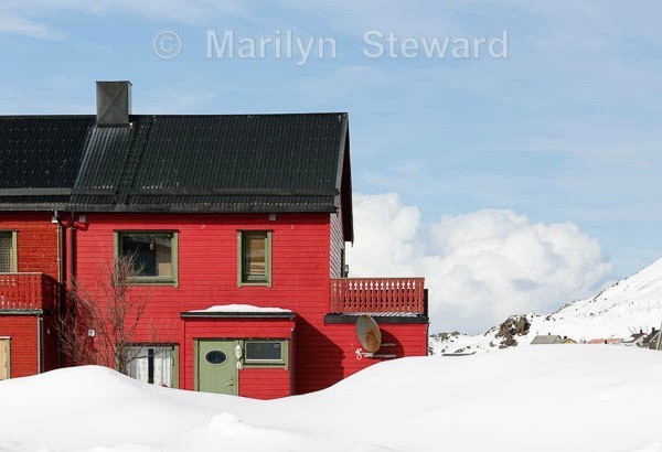 Red house, Honningsvåg - Norway Coast
