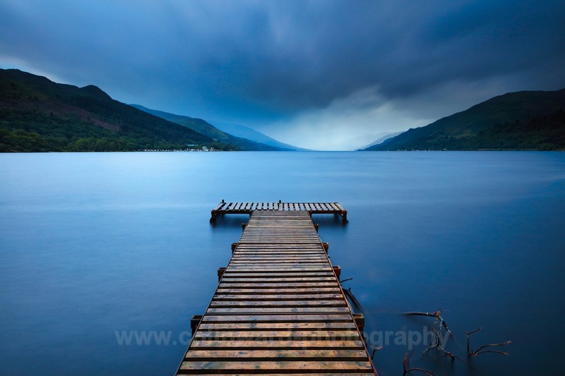 Moody Light at Loch Earn.   ref 0394 - Scotland