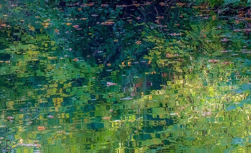 Reflections on the Canal - Abstraction