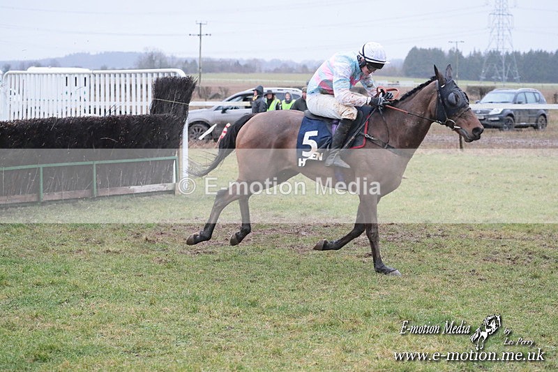 PtP 260125 891 - Cocklebarrow Point-to-Point racing with the Heythrop Hunt 26/01/25