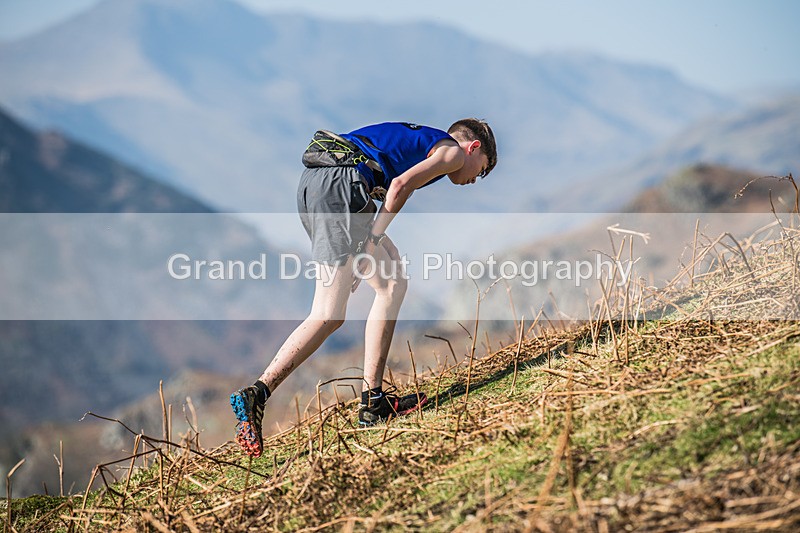 Elterwater-227 - Kendal Winter League Elterwater Under 15/17 Fell Races Sunday 9th March 2025