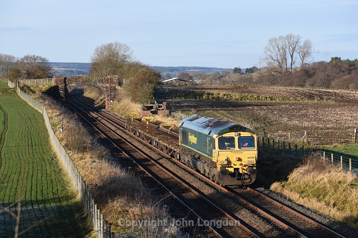 JL - 29.11.23 66506 6K05 Carlise - Crewe, Greenlands Farm - Greenlands Farm