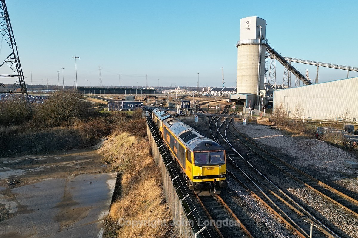 JL - 18.1.25 60076 66739, Tyne Dock - Latest shots