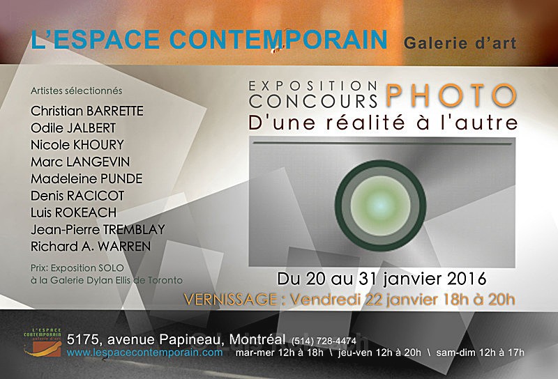 Expo-Photos-2016-carton dinvitation - D’une réalité à l’autre