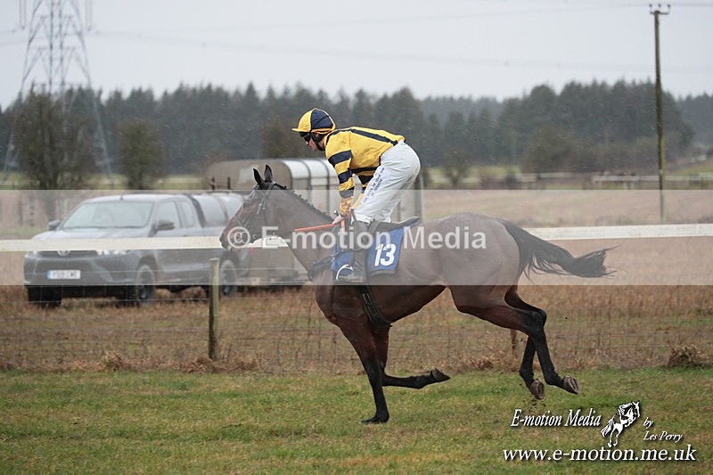 PtP 260125 215 - Cocklebarrow Point-to-Point racing with the Heythrop Hunt 26/01/25