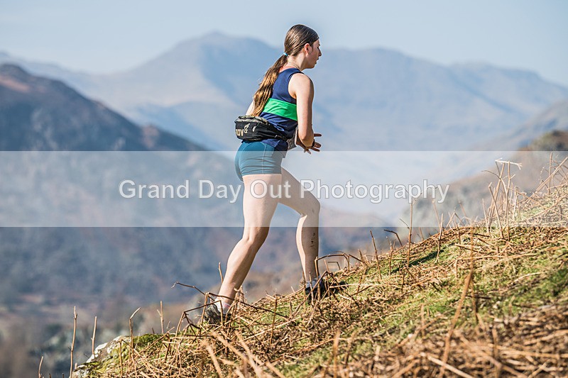 Elterwater-275 - Kendal Winter League Elterwater Under 15/17 Fell Races Sunday 9th March 2025