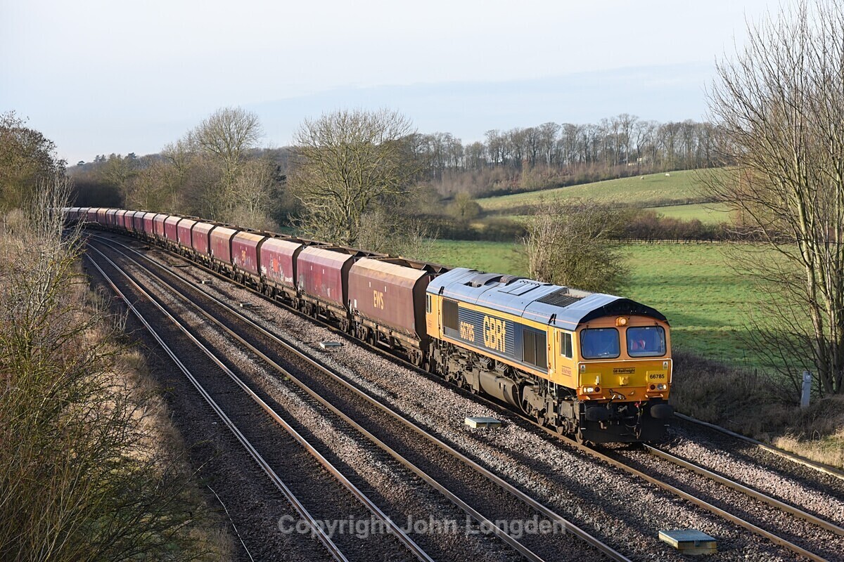 JL - 22.12.20 66785 Doncaster Decoy - Immingham, Knabb's Bridge - North Lincs
