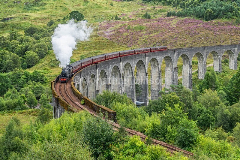 Glennfinnan Viaduct and The Jacobite - Scotland