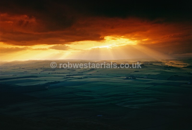Northwest Fife sunset in Scotland