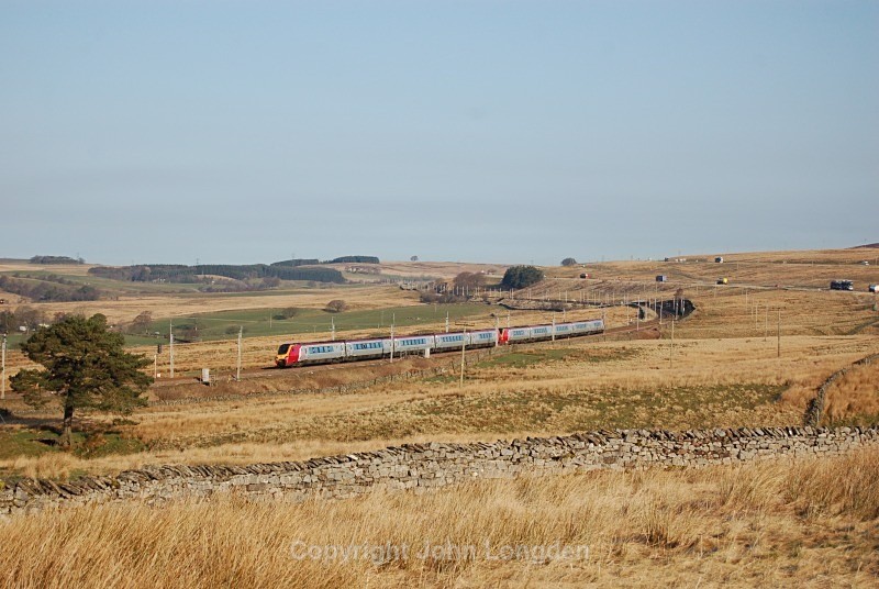 12.3.14 - Unidentified Voyagers 9M50 06.52 Edin - Euston, Greenholme - West Coast Main Line (north to south)
