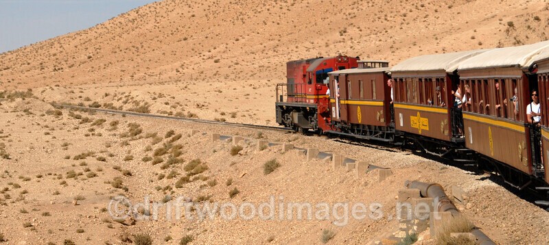 Red Lizard Train en route climbing 2 - Tunisia