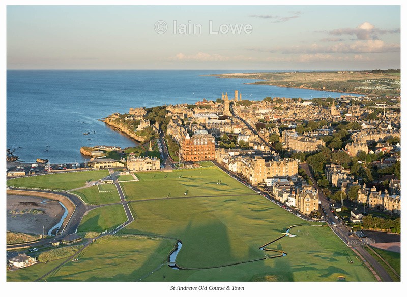 2017 St Andrews Old Course & Town - Scottish Links Aerial Images