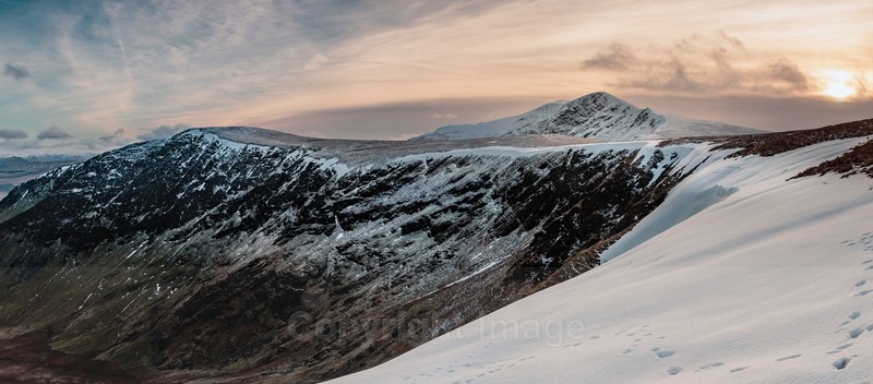 Bannerdale Crags - Distant Hills