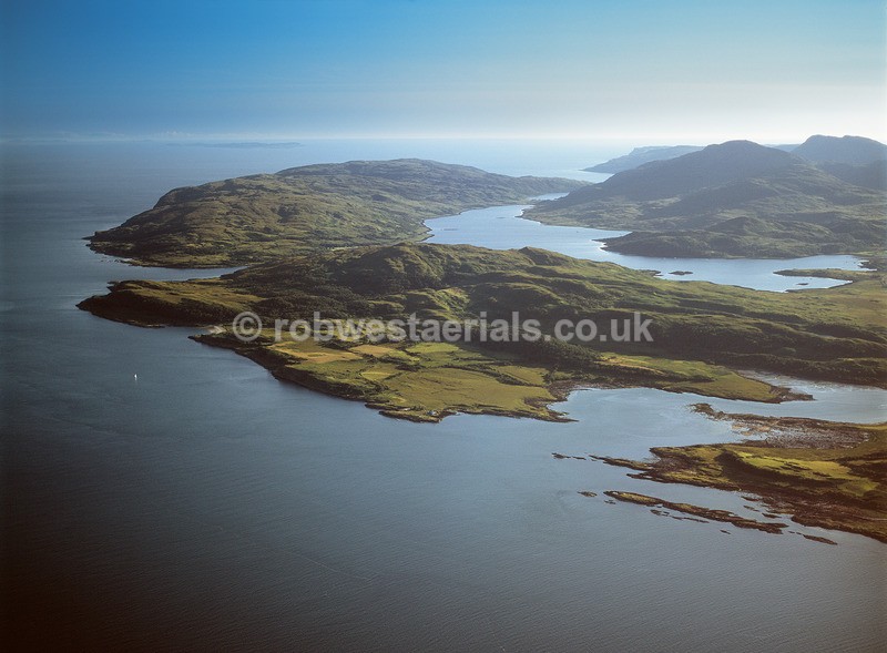 A00350CX3 East coastline of Mull at Grass Point - West and south coastlines