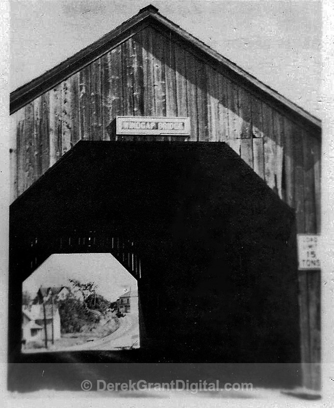 Windgap Covered Bridge Perry Settlement Kings County New Brunswick - Historic New Brunswick