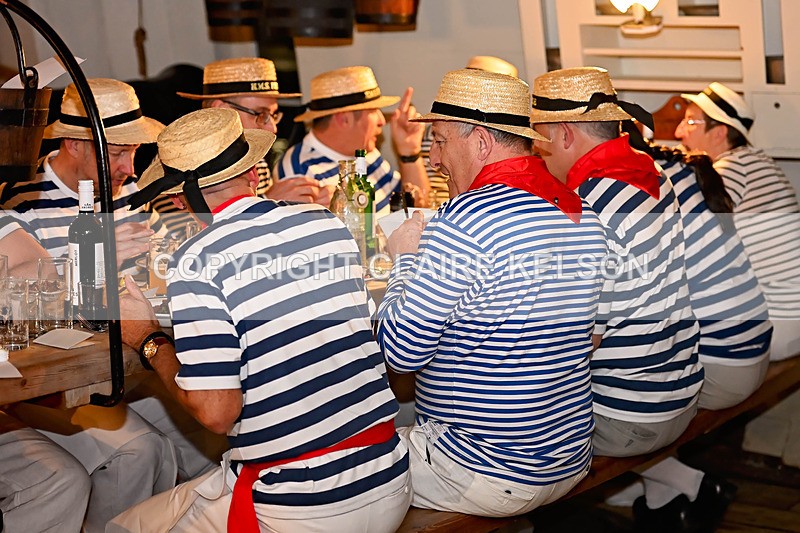 HMS PICKLE-75 - PICKLE NIGHT HMS WARRIOR 1860