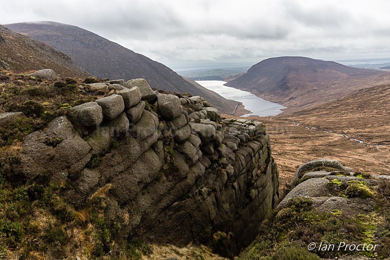 Windy Day on Ben Crom - Mourne Mountains