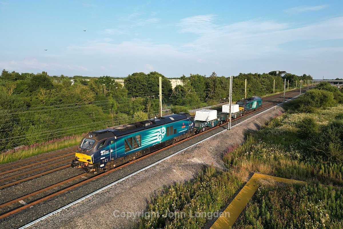 JL - 31.7.24 68033 & 68009 6M50 Torness - Carlisle Kingmoor, Carlisle - Latest shots