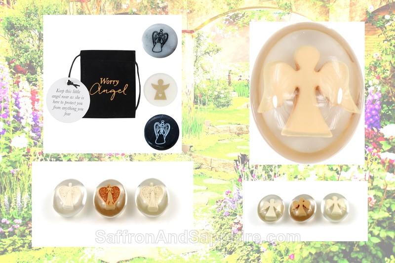 Glass Angel Ornaments